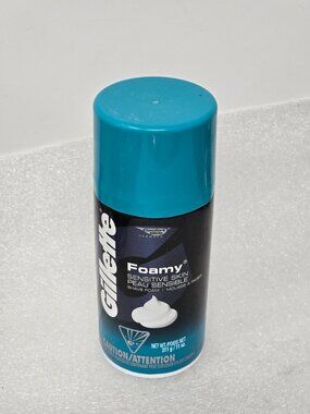 Gillette Foamy Shave Foam Sensitive Skin Comfort Glide Formula 11 Oz